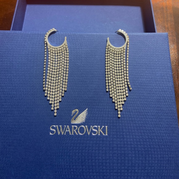 Swarovski statement earrings